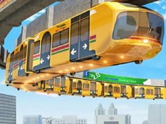 Elevated Train Driving Simulator Sky Tram Driver