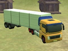 Modern Offroad Uphill Truck Driving